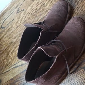 Men's Clark Dark Brown Suede Chukka Boots